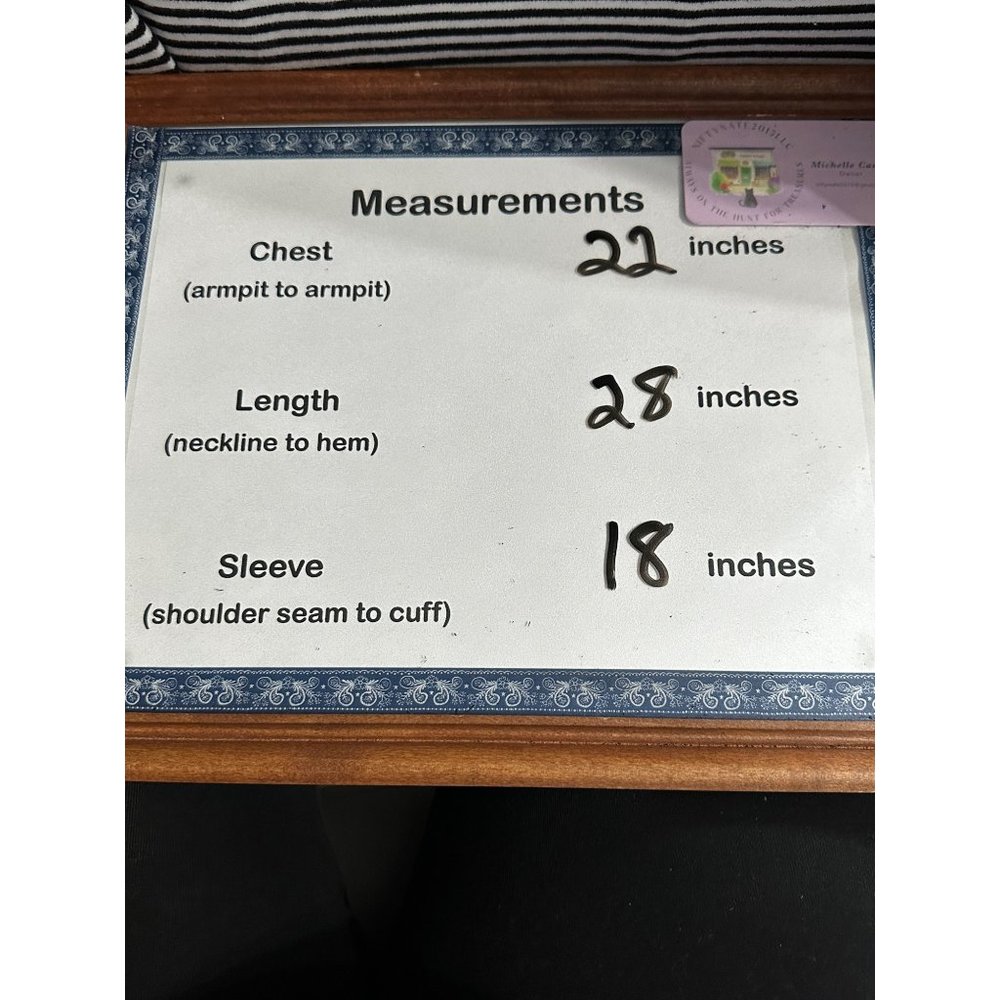 Quacker Factory Size Xl Navy Stripe Circle Star E… - image 8